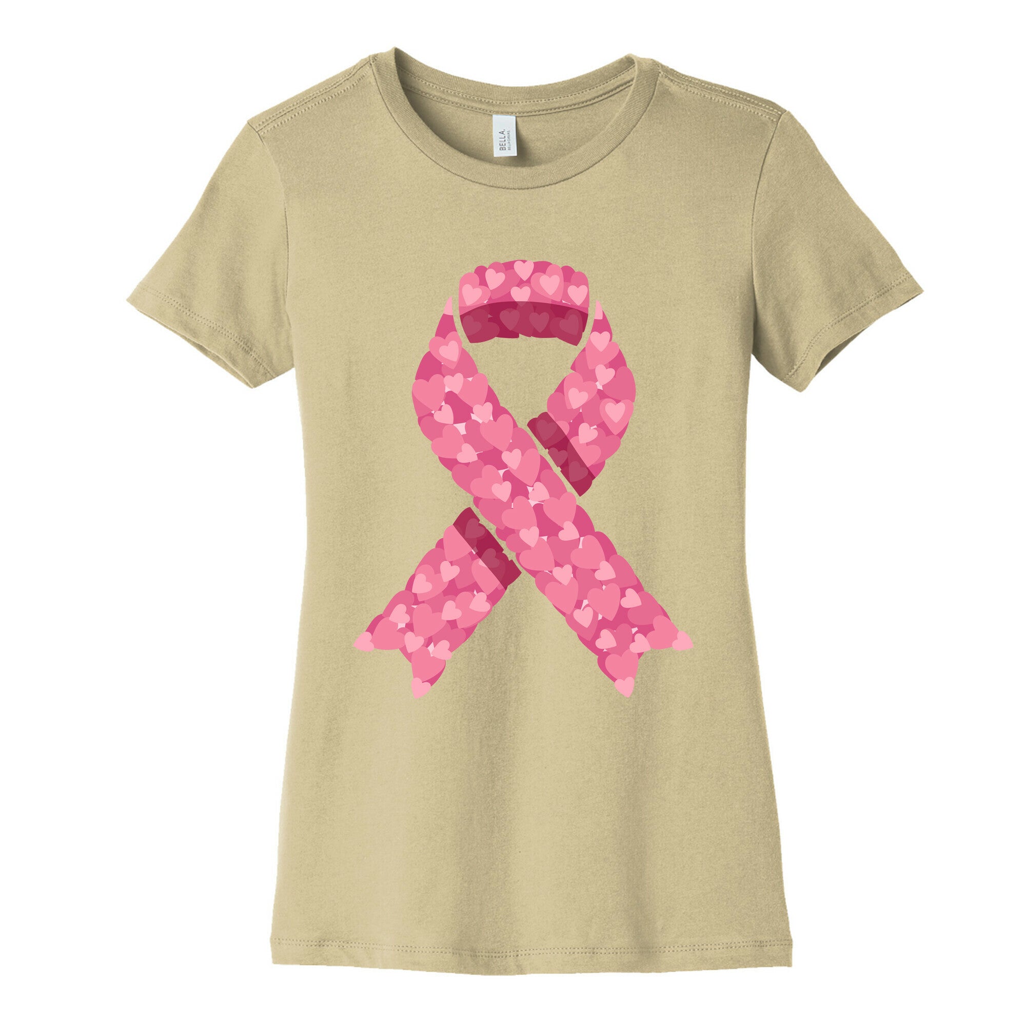 Pink Ribbon Womens Cotton Tee